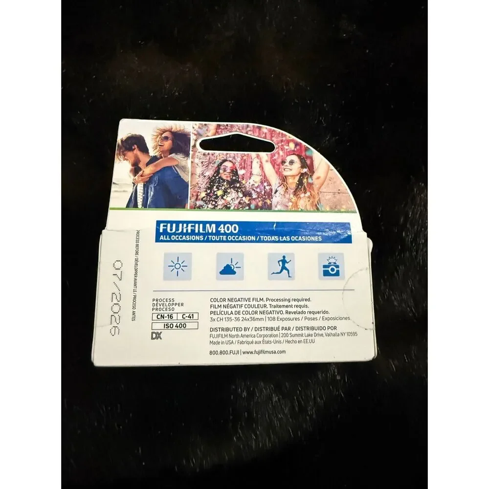 Fujifilm 400 Color Negative 35mm Film (36 Exposures) - 3 Pack